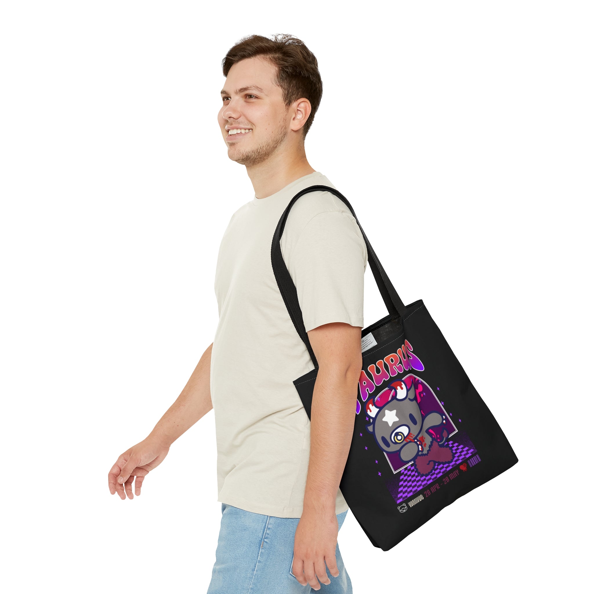 Gloomy Taurus  Zodiac Tote Bag